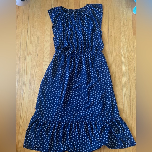 EUC J Crew navy dress - Picture 2 of 3